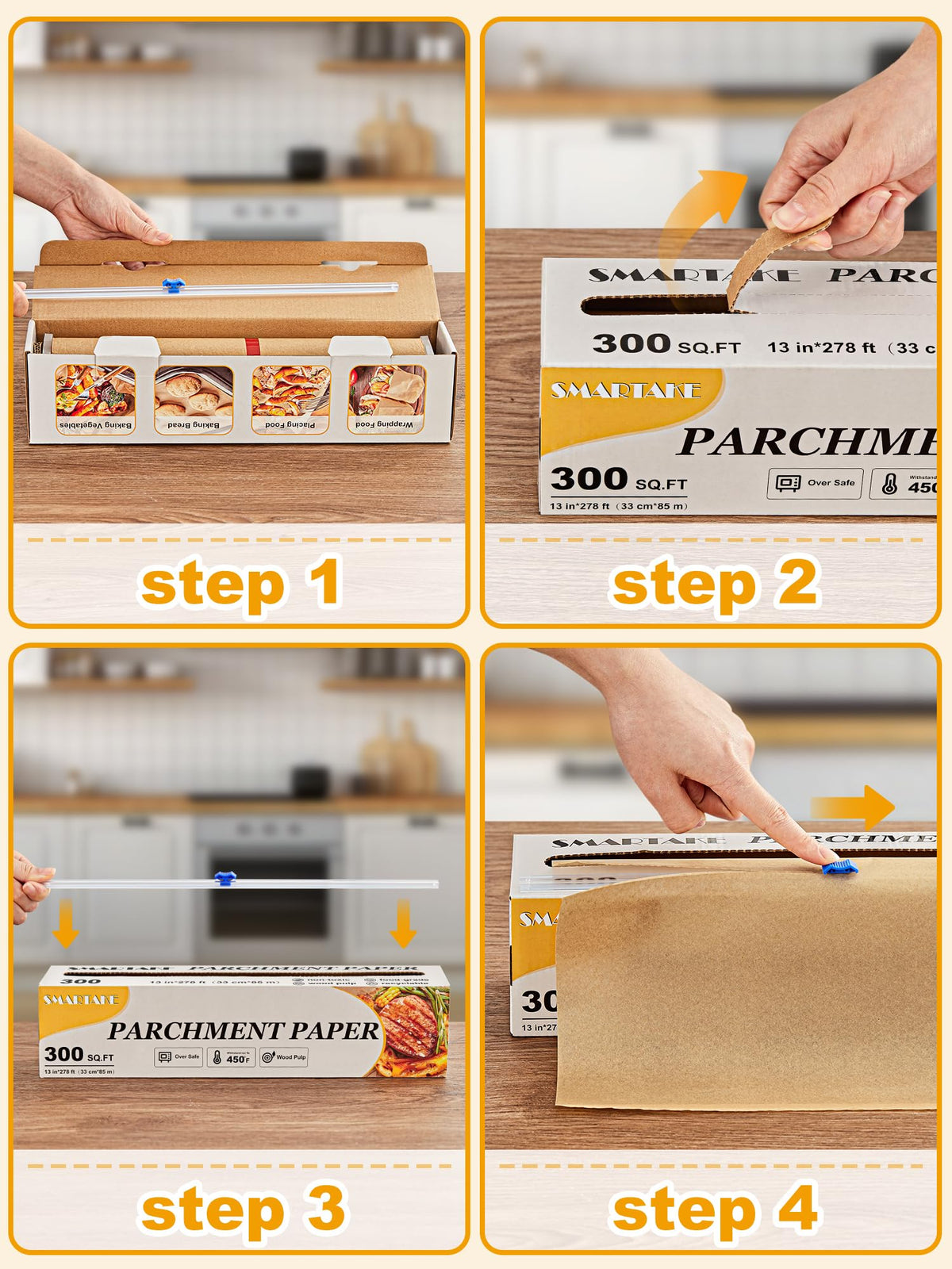 SMARTAKE recyclable parchment roll supports eco-friendly disposal