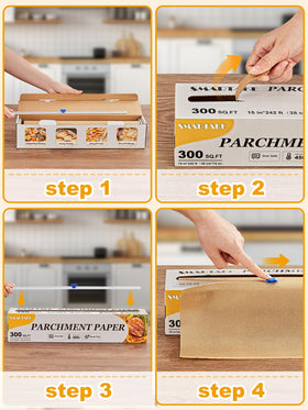 Keeps trays clean and minimizes oil mess during prep.
