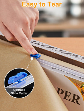 SMARTAKE parchment roll greaseproof sheet keeps trays tidy during cooking