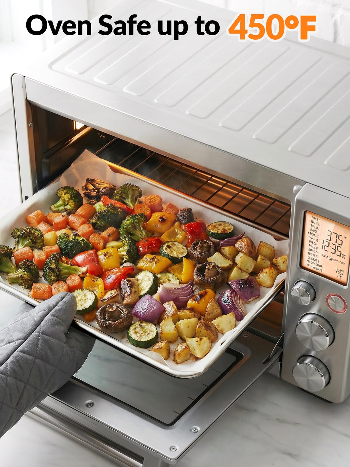 Smartake parchment keeps trays clean, reducing grease transfer and post-bake mess
