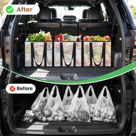 SmartTrends 4 Pack bags fold flat for compact storage