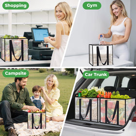SmartTrends 12-inch handles offer comfortable carrying options.