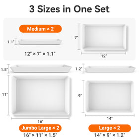 SmartTrends serving tray large setup for party platters and family meals.