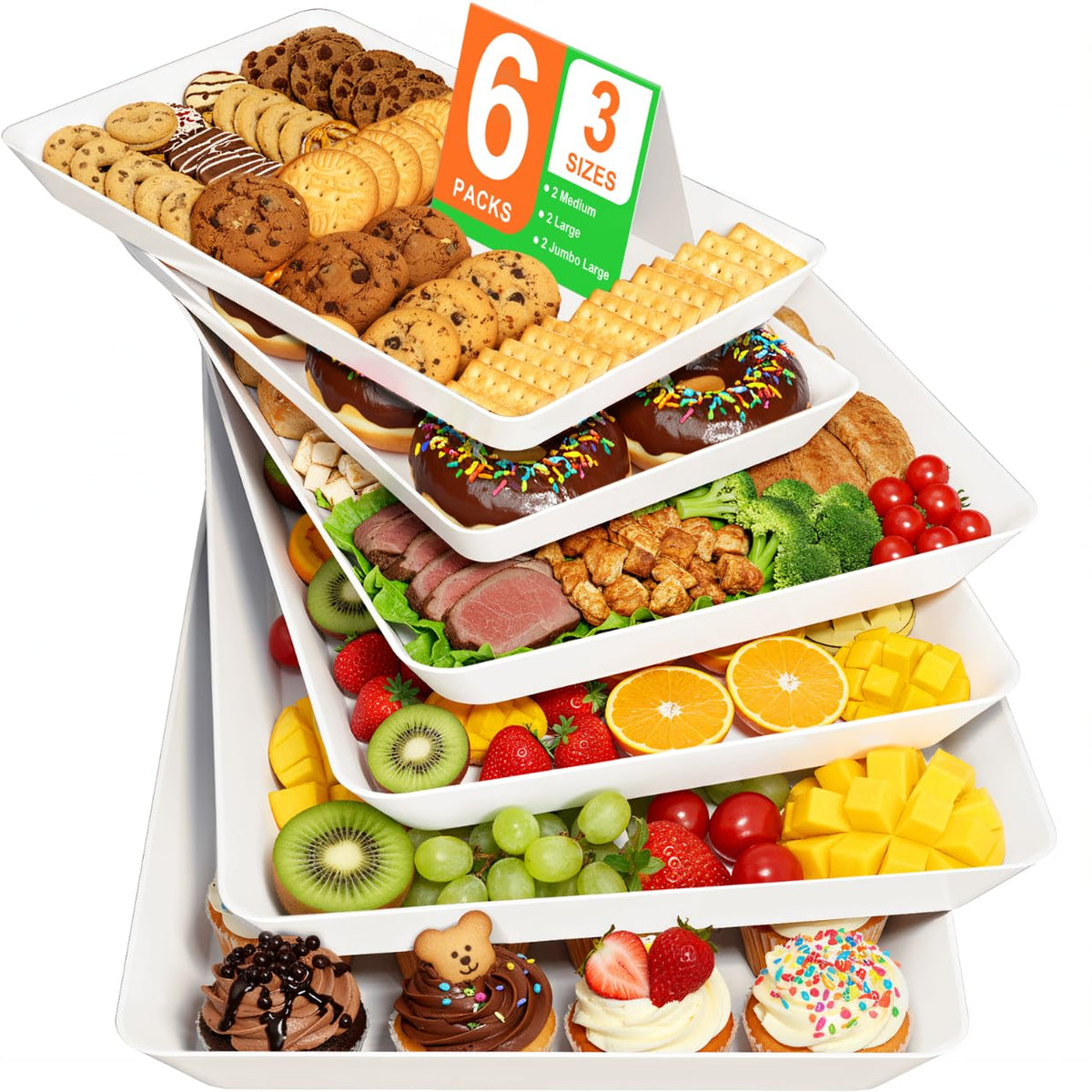 SmartTrends serving tray medium setup for everyday meals and small gatherings.