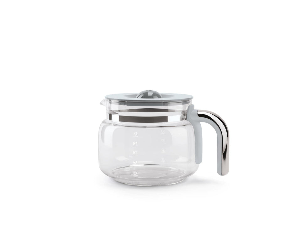 Smeg 50s retro glass carafe replacement for DCF02, easy to wipe clean after coffee