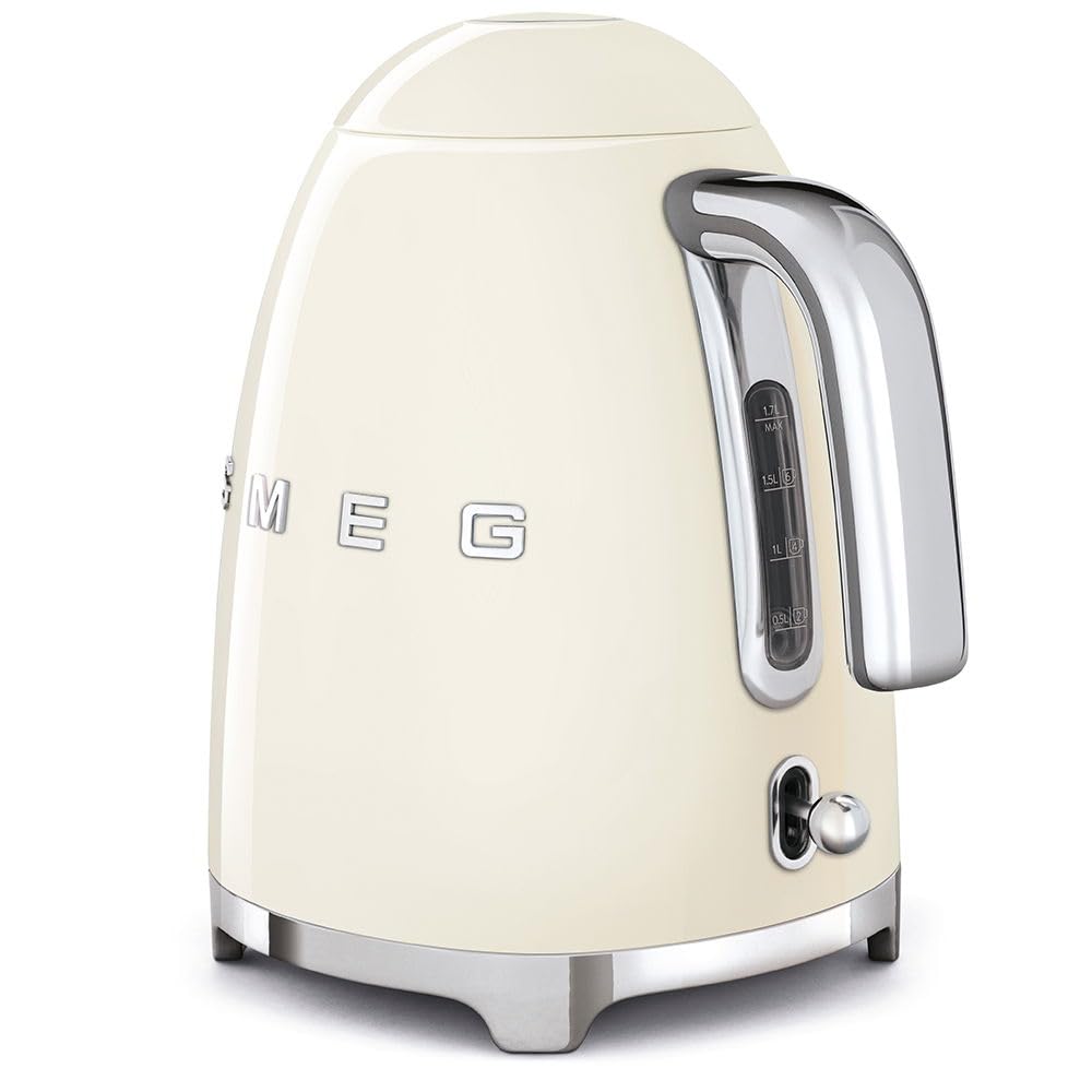 Smeg KLF03CRUS cream kettle stainless filter removal for easy cleaning