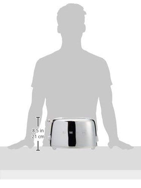 Smeg TSF01SSUS removable crumb tray for quick cleaning after breakfast