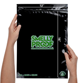 Smelly Proof material close-up showing durable nylon-reinforced construction.