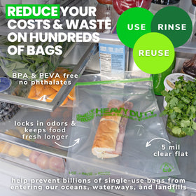 Smelly Proof dishwasher-safe bags highlight simple cleaning and long-term reuse potential