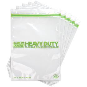 Smelly Proof extra large bags front view demonstrates sturdy, reusable storage for bulk items