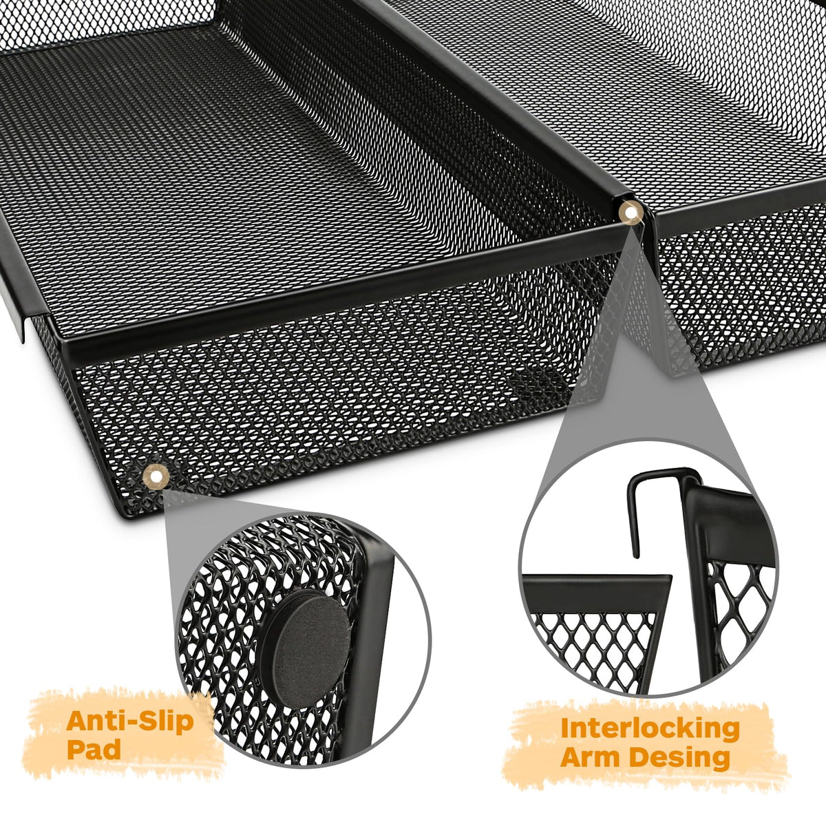 Smgmg kitchen drawer organizer with ample space for flatware and tools.