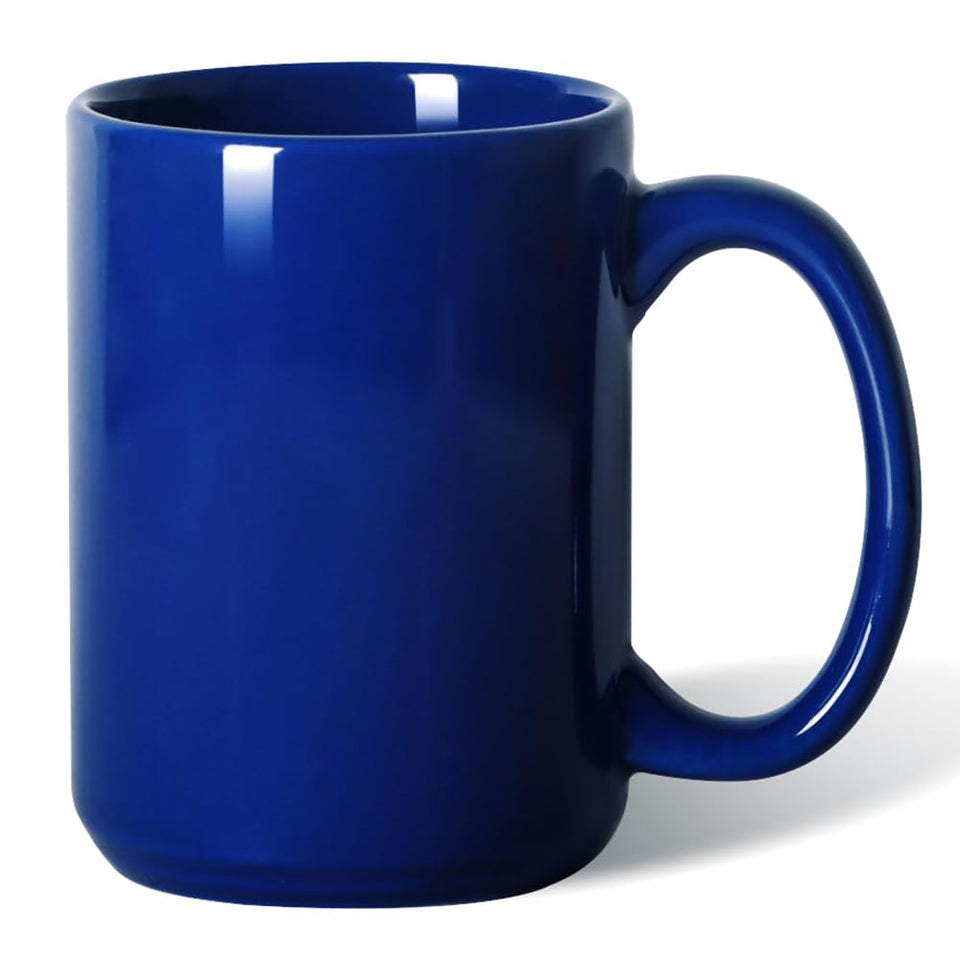 Smilatte 16 oz porcelain mug with a large handle for comfortable daily use