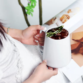 Smilatte dishwasher-safe mug is easy to clean after busy mornings.