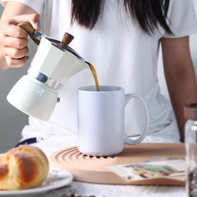 Smilatte mug microwave-safe for quick warming of drinks