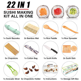 SmileTools sushi bazooka shapes uniform rolls with precision