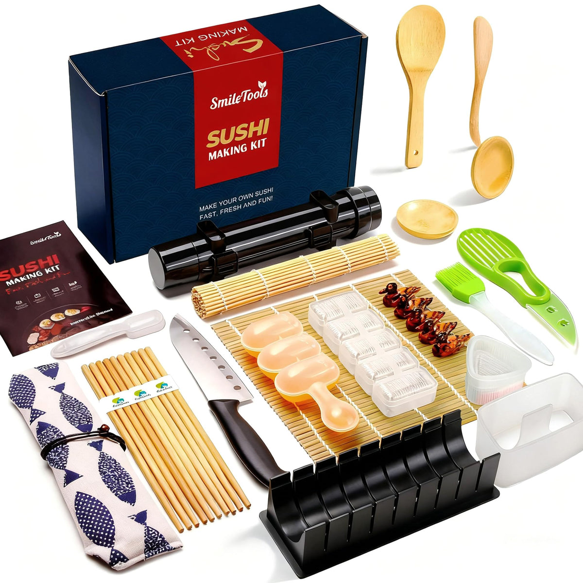 SmileTools Sushi Bazooka in action for easy roll formation