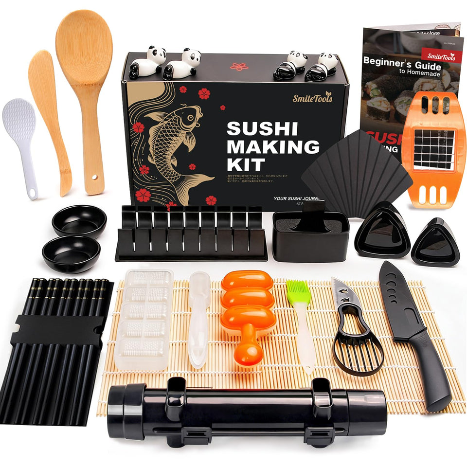 SmileTools sushi roller for neat, restaurant-quality rolls at home.