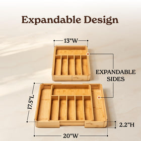 SMIRLY bamboo base provides a sturdy, stable foundation for daily utensil use.