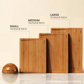 SMIRLY included holder keeps all three boards neatly arranged