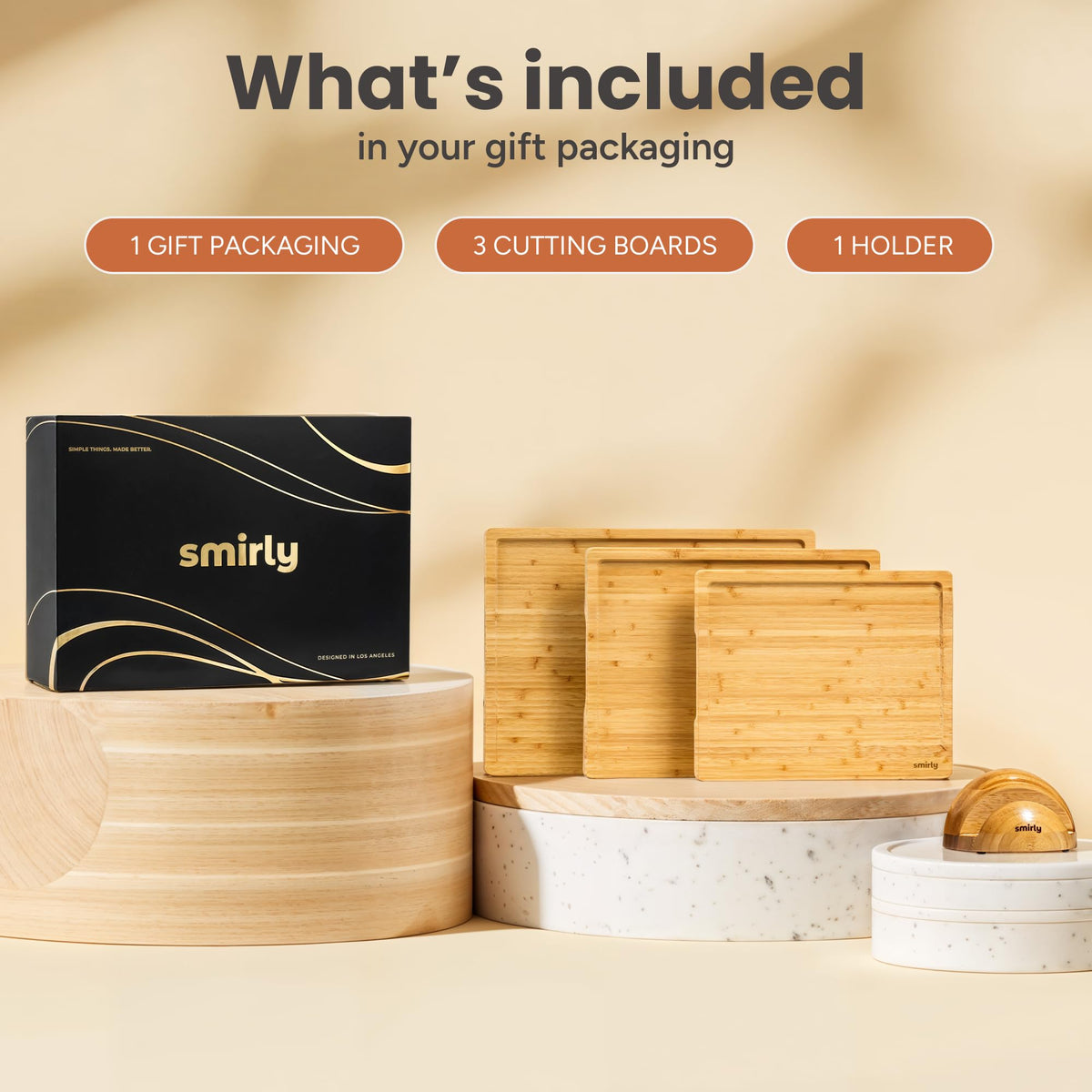 Eco-friendly bamboo construction from SMIRLY for sustainable kitchen tools