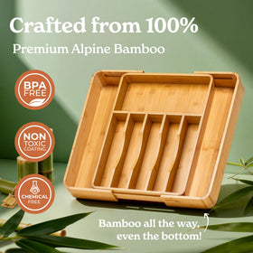 SMIRLY non slip feet hold the tray steady during busy cooking.