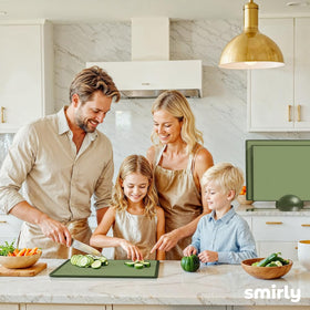 Smirly boards resist heat and warp, ideal in daily use.