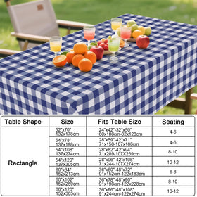 Smiry 60x84 size fits standard rectangular tables for family meals