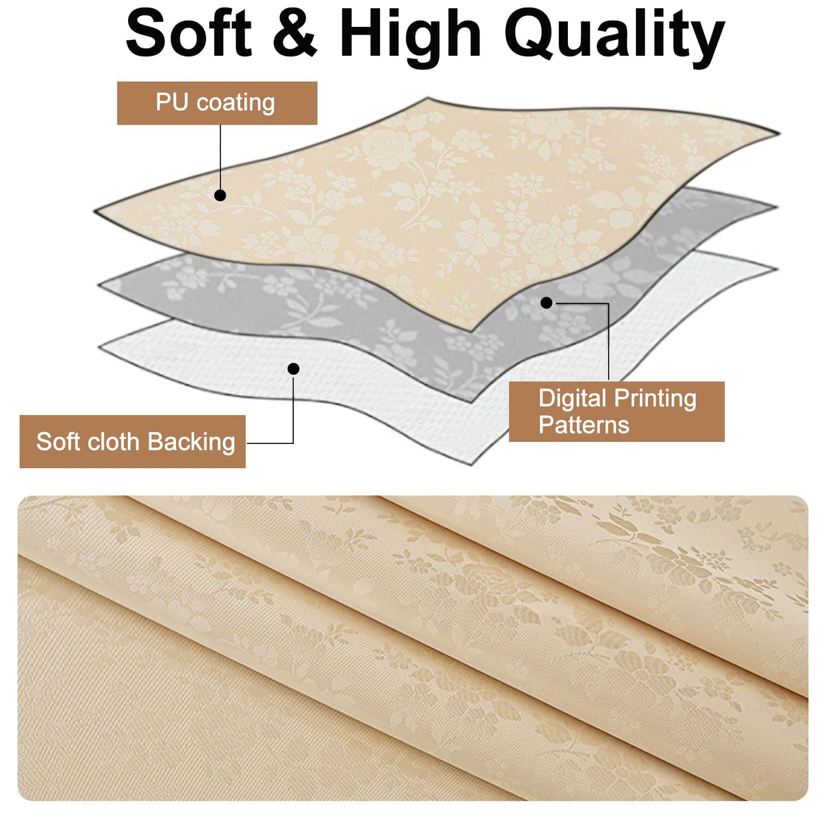 Smiry scalloped edges close-up adds a refined touch