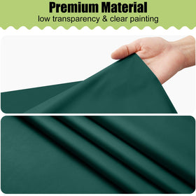 Smiry classic rectangle table cover complements green decor at events.