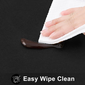 Smiry easy wipe clean table cover for quick stain removal