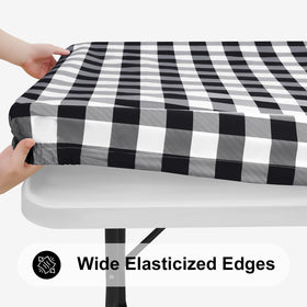 Smiry elastic edge windproof-fit ensures secure hold during meals.