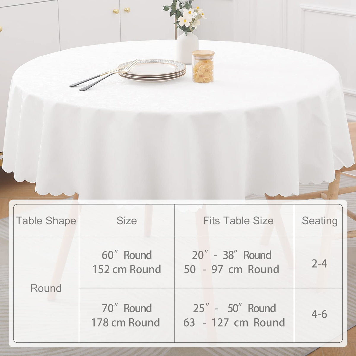 Smiry indoor outdoor tablecloth suits patio dinners and casual gatherings.