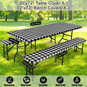 Smiry outdoor dining setup ready for camping or backyard gatherings.