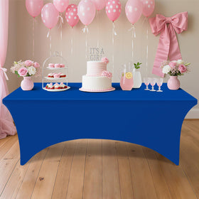 Smiry outdoor-friendly tablecloth protects surfaces during patio dining.