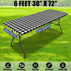 Smiry 6ft rectangle coverage tailored for standard rectangle tables and versatile setups.