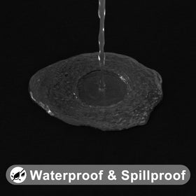Smiry waterproof vinyl tablecloth offers easy wipe-clean surfaces