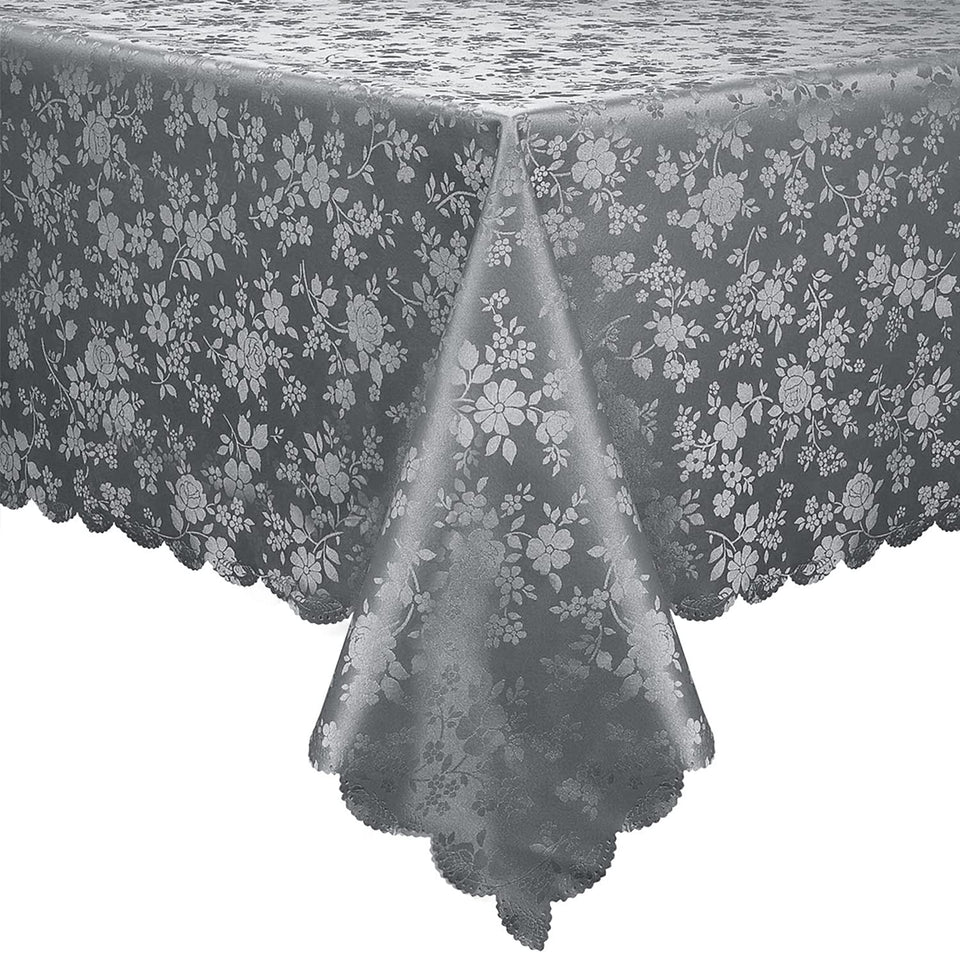 Smiry rectangle tablecloth waterproof grey 60x84 protects surfaces from spills and stains.