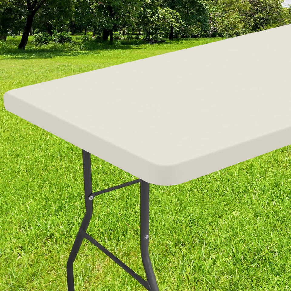 Smiry rectangle tablecloth wind-proof edge secures outdoor table