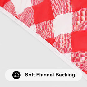 Smiry buffalo plaid pattern brings warm decor to indoor and outdoor gatherings.