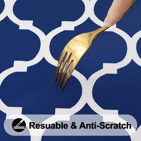 Smiry round picnic tablecloth waterproof-wipeable convenient cleansing after spills