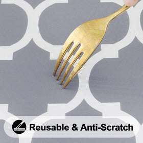 Smiry durable vinyl resists wear for versatile camping and patio use.