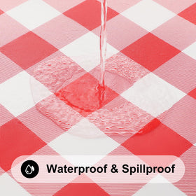 Smiry round tablecloth easy-clean design allows quick wipe-down after events.