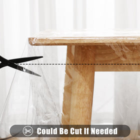 Smiry solid-color dining tablecloth adds versatile elegance for indoors or outdoors