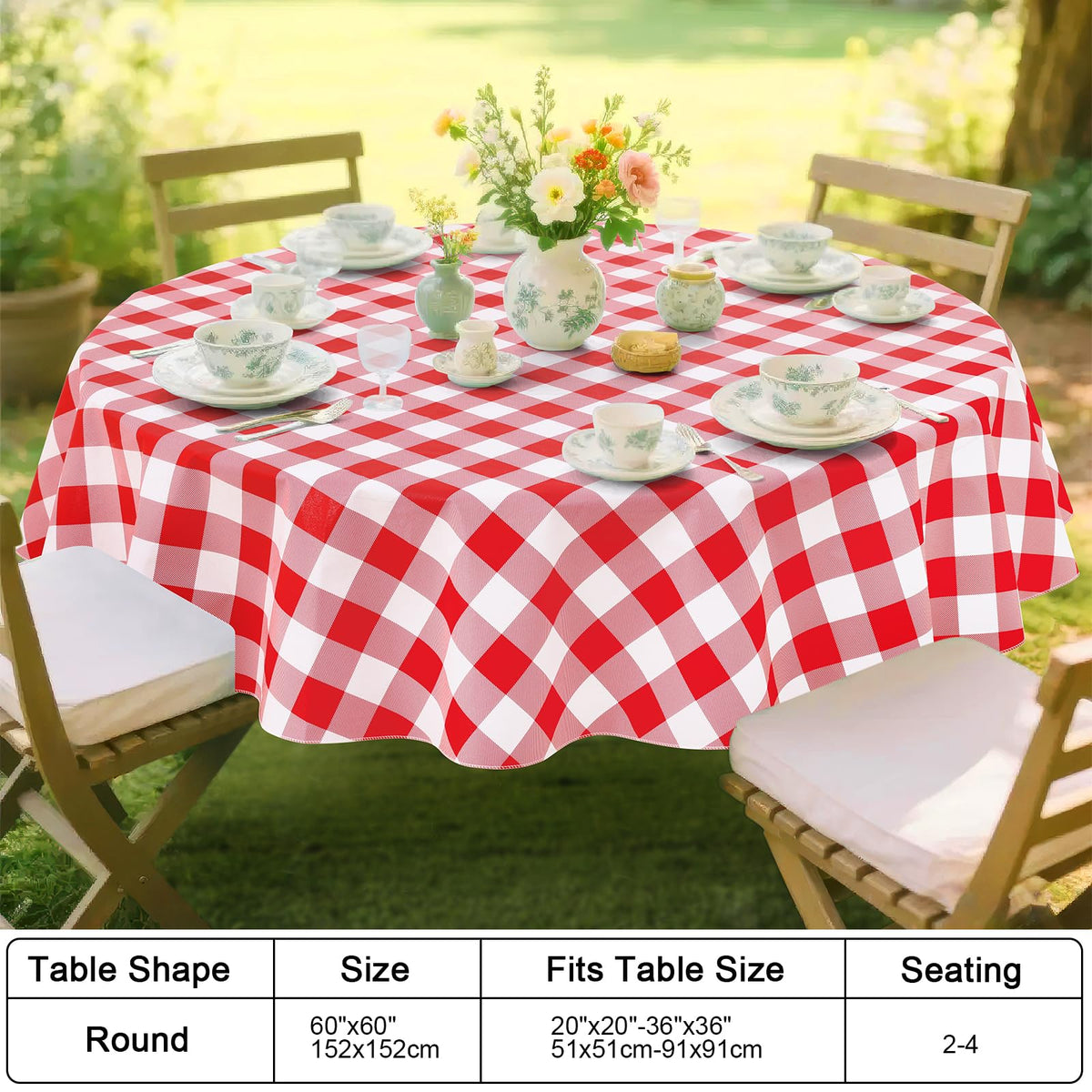 Smiry tablecloth flexible for family dining and versatile use