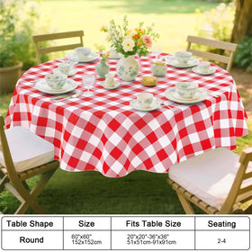 Smiry tablecloth flexible for family dining and versatile use