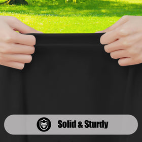 Smiry washable polyester tablecloth stays crisp after cold-water machine wash