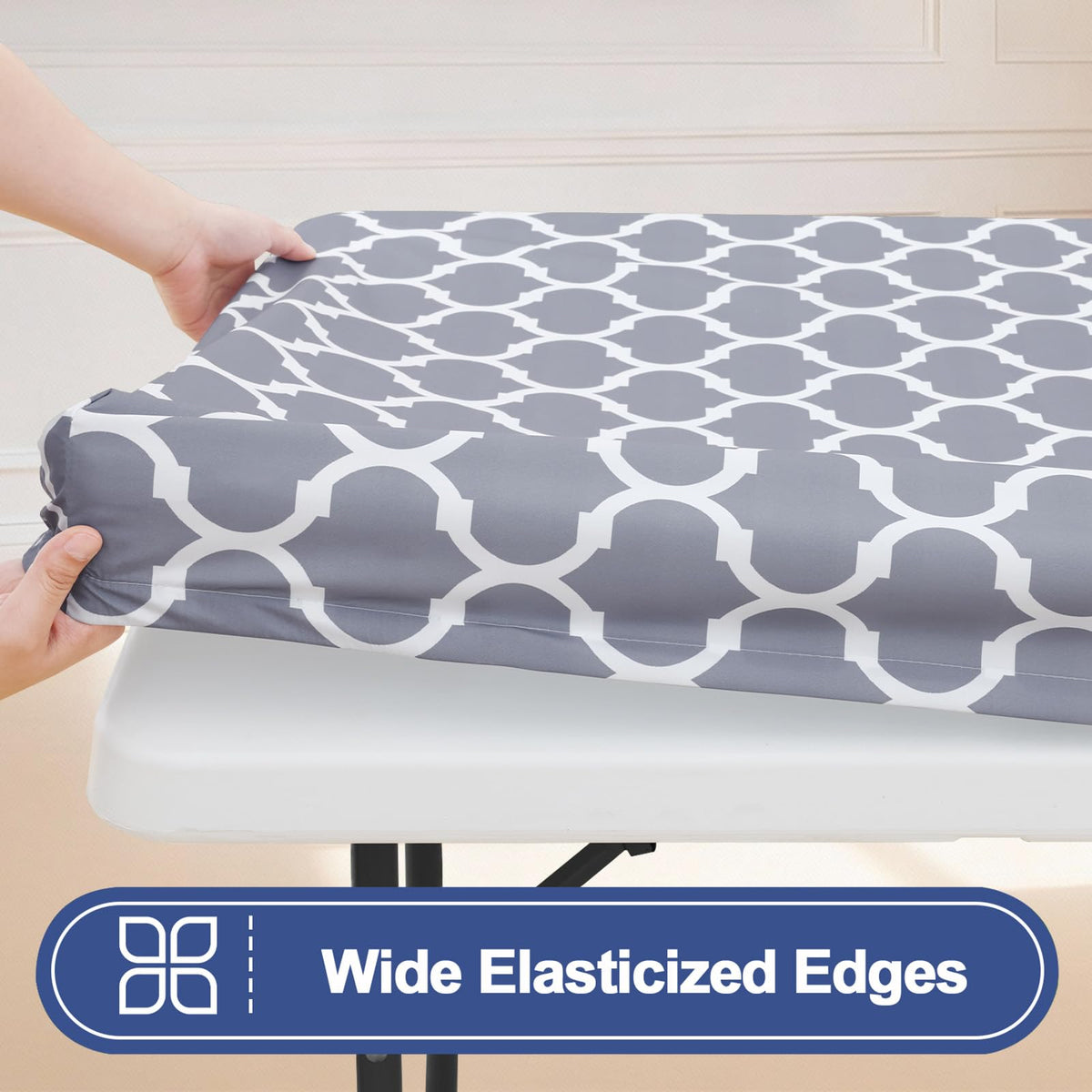 Smiry premium polyester tablecloth for durable outdoor use