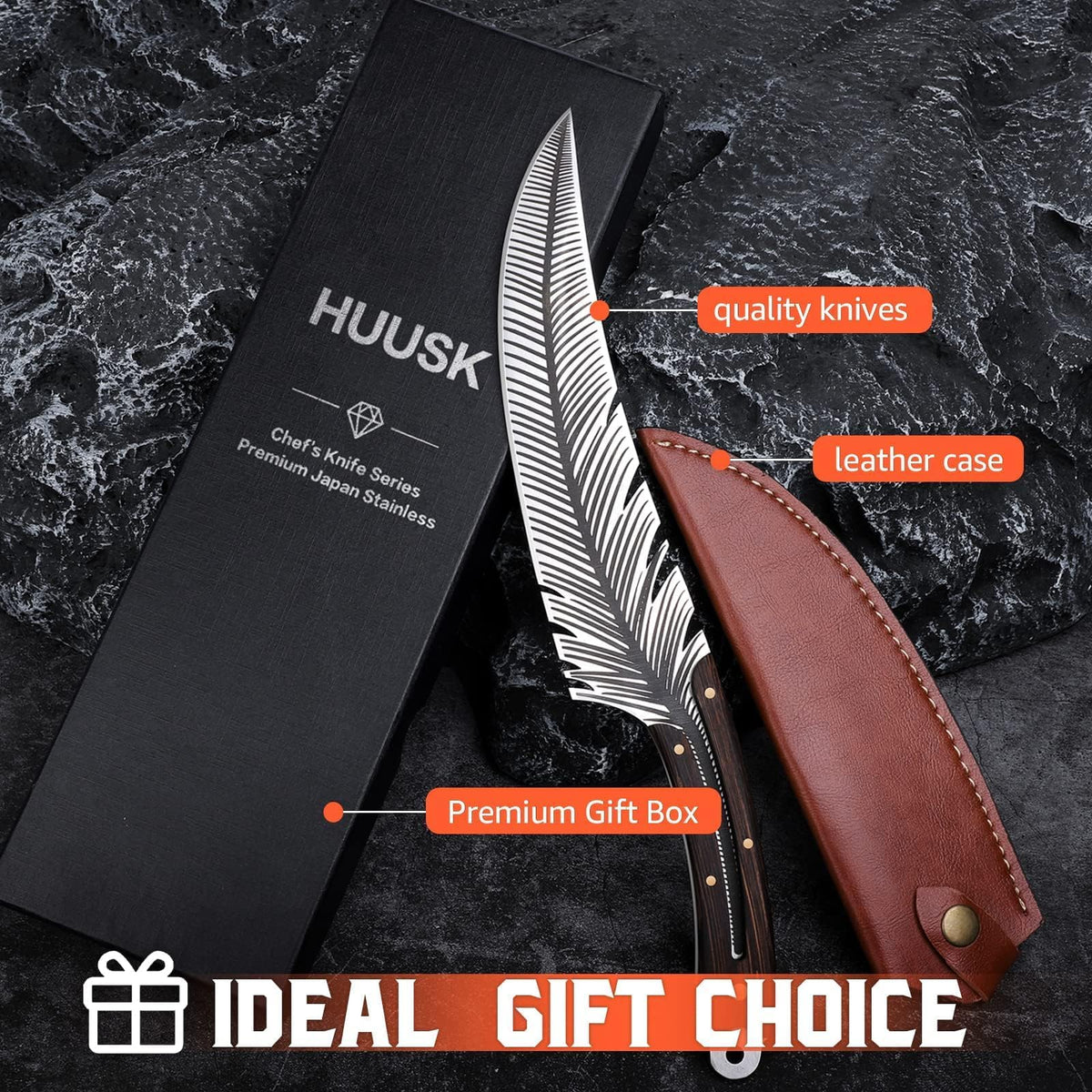 Smith Chu Huusk outdoor kitchen knife ideal for camping, BBQs, and outdoor cooking.