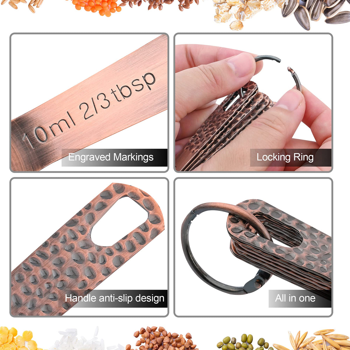 Smithcraft stainless steel with copper plating rust-proof for daily use in kitchen.