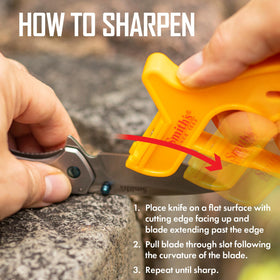 Smith's JIFF-S left- and right-handed scissors sharpening compatibility.